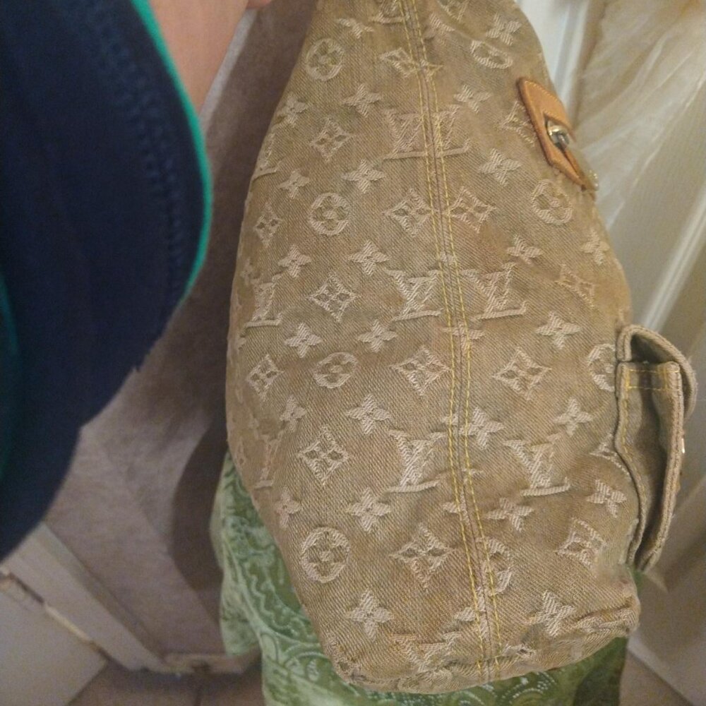 Rare Louis Vuitton Denim Baggy GM Crossbody - Picture 6 of 16